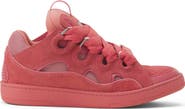 Lanvin Curb Monochrome Suede Sneakers
