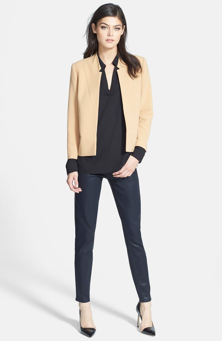 Ro & De Split Seam V-Neck Blouse, Alternate, color, 