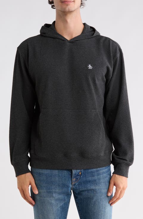 Textured Double Knit Hoodie
