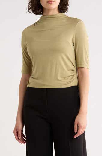 Elbow Sleeve Knit Top