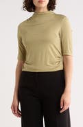 DKNY Elbow Sleeve Knit Top