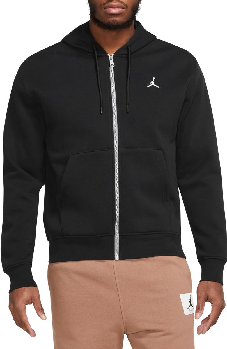 Jordan Essentials Zip Fleece Hoodie, Main, color, 