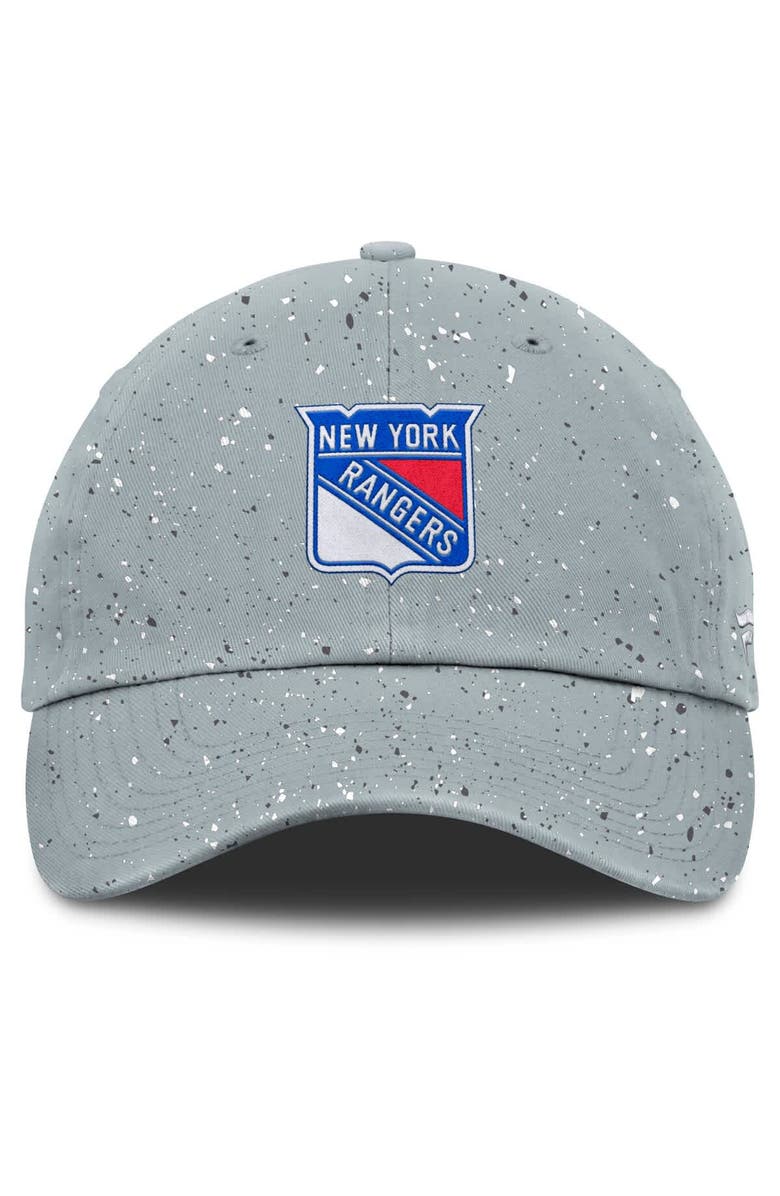 FANATICS Women's Fanatics Gray New York Rangers Heritage Snow Day Speckle Adjustable Hat, Alternate, color, Gray