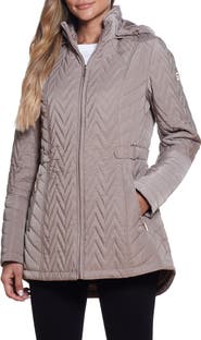 Gallery Hooded Quilted Jacket