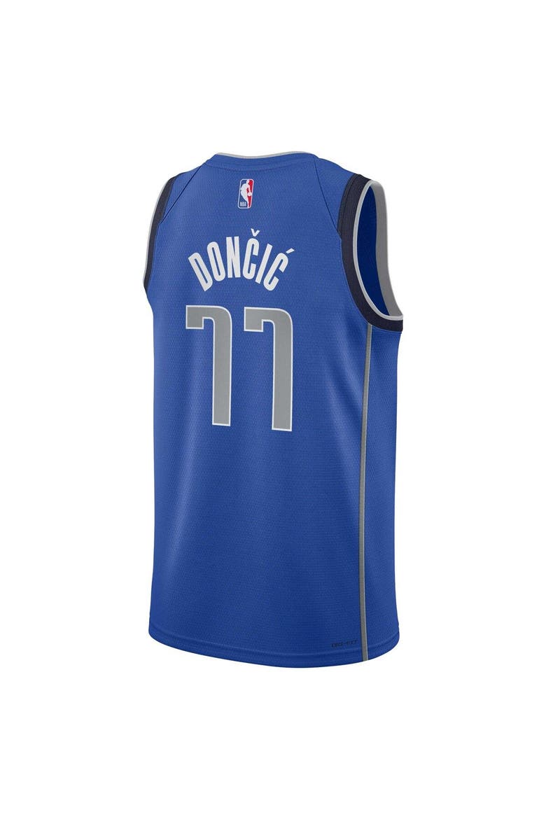 Youth Nike Luka Dončić Blue Dallas Mavericks Swingman Jersey - Icon Edition, Alternate, color, Blue