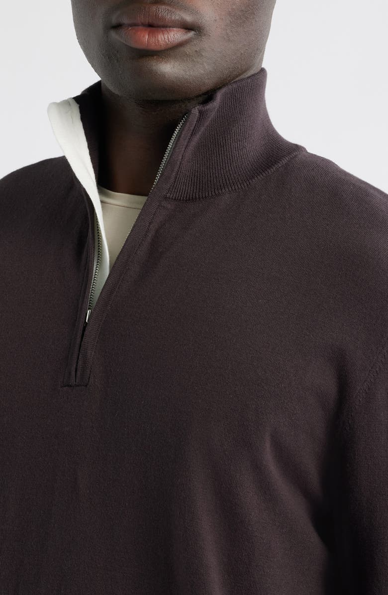 Reiss Swinley Quarter Zip Sweater, Alternate, color, 