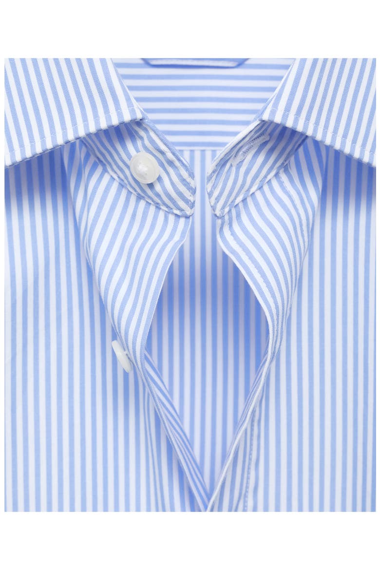 Regular Fit Stripe Cotton Button-Up Shirt, Alternate, color, SKY BLUE