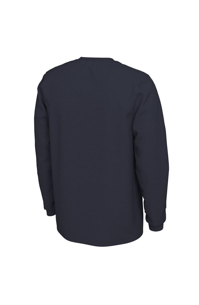 Jordan Brand Men's Jordan Brand Navy Michigan Wolverines College Football Playoff 2023 National Champions Locker Room Long Sleeve T-Shirt, Alternate, color,