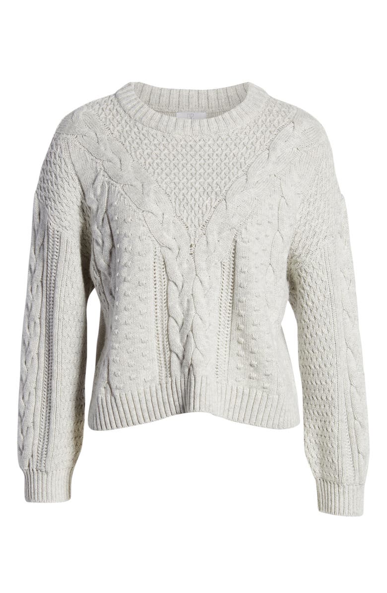 BP. x Claudia Sulewski Cable Sweater, Alternate, color,