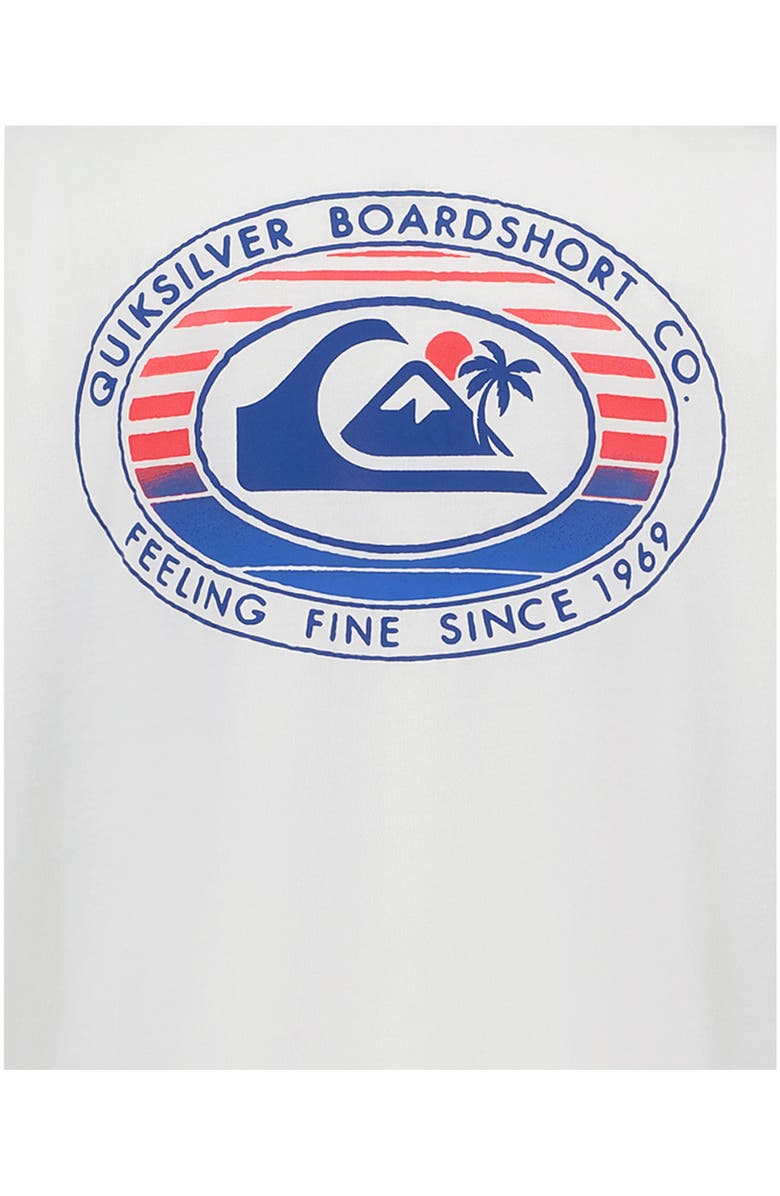 Quiksilver Kids' Oval Stamp Graphic Tee, Alternate, color, White