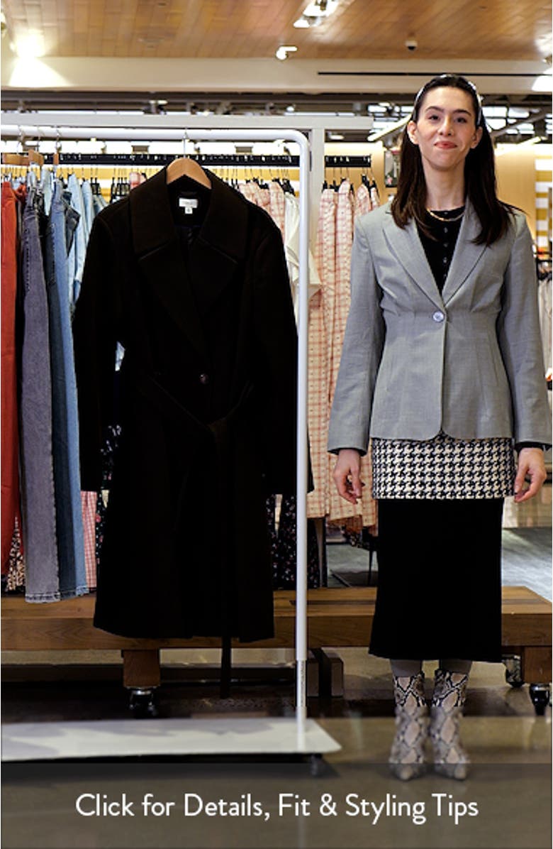 Single Breasted Bow Coat, sales video thumbnail