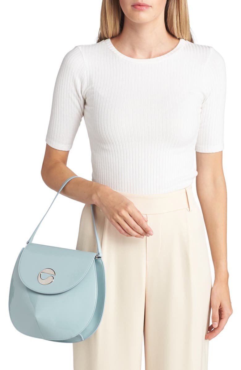 Coperni U.F.O Leather Top Handle Bag, Alternate, color,