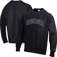 Champion Men's Champion  Black Georgia Bulldogs Reverse Weave Crewneck Sweatshirt