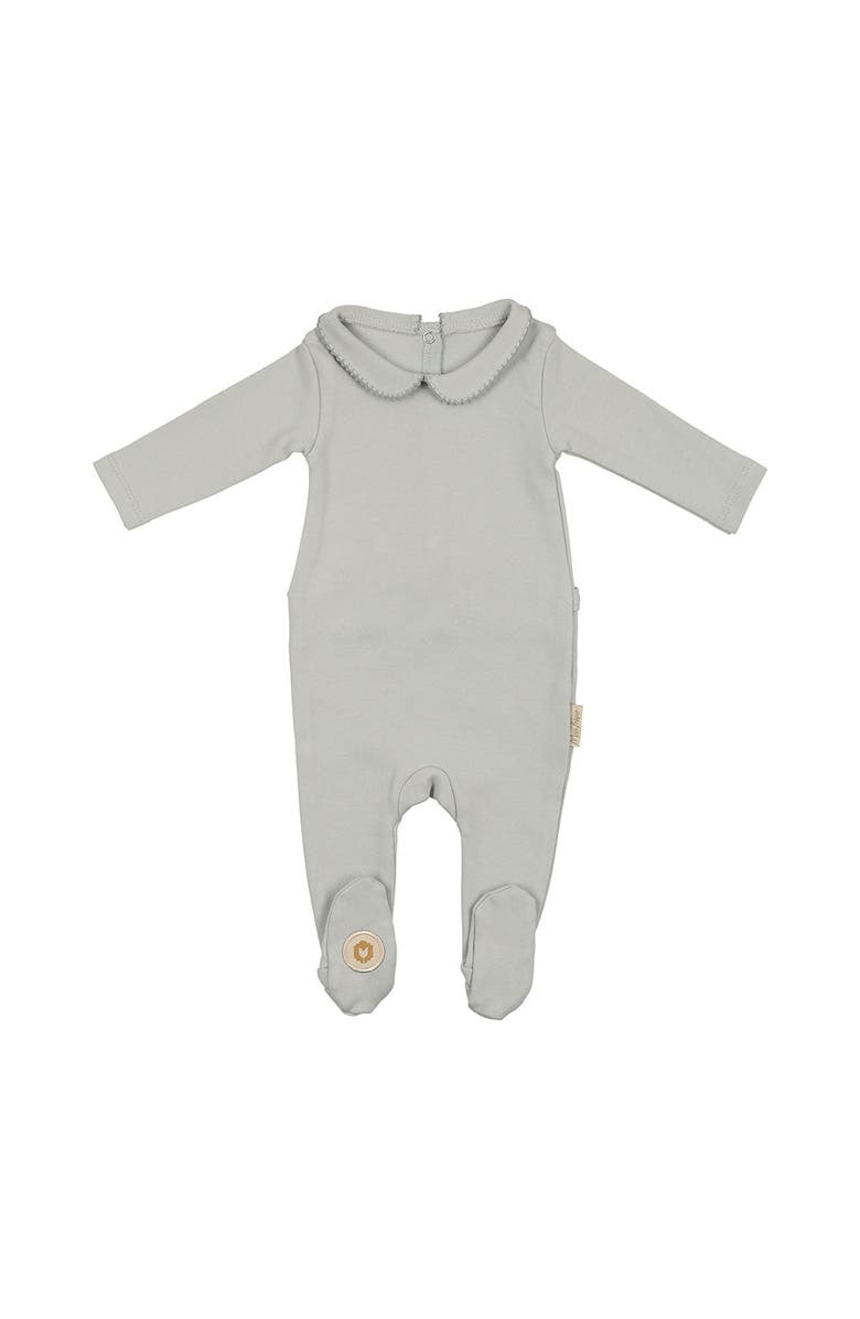 Mon Tresor Bebe Collared Coordinate Footie, Main, color, 