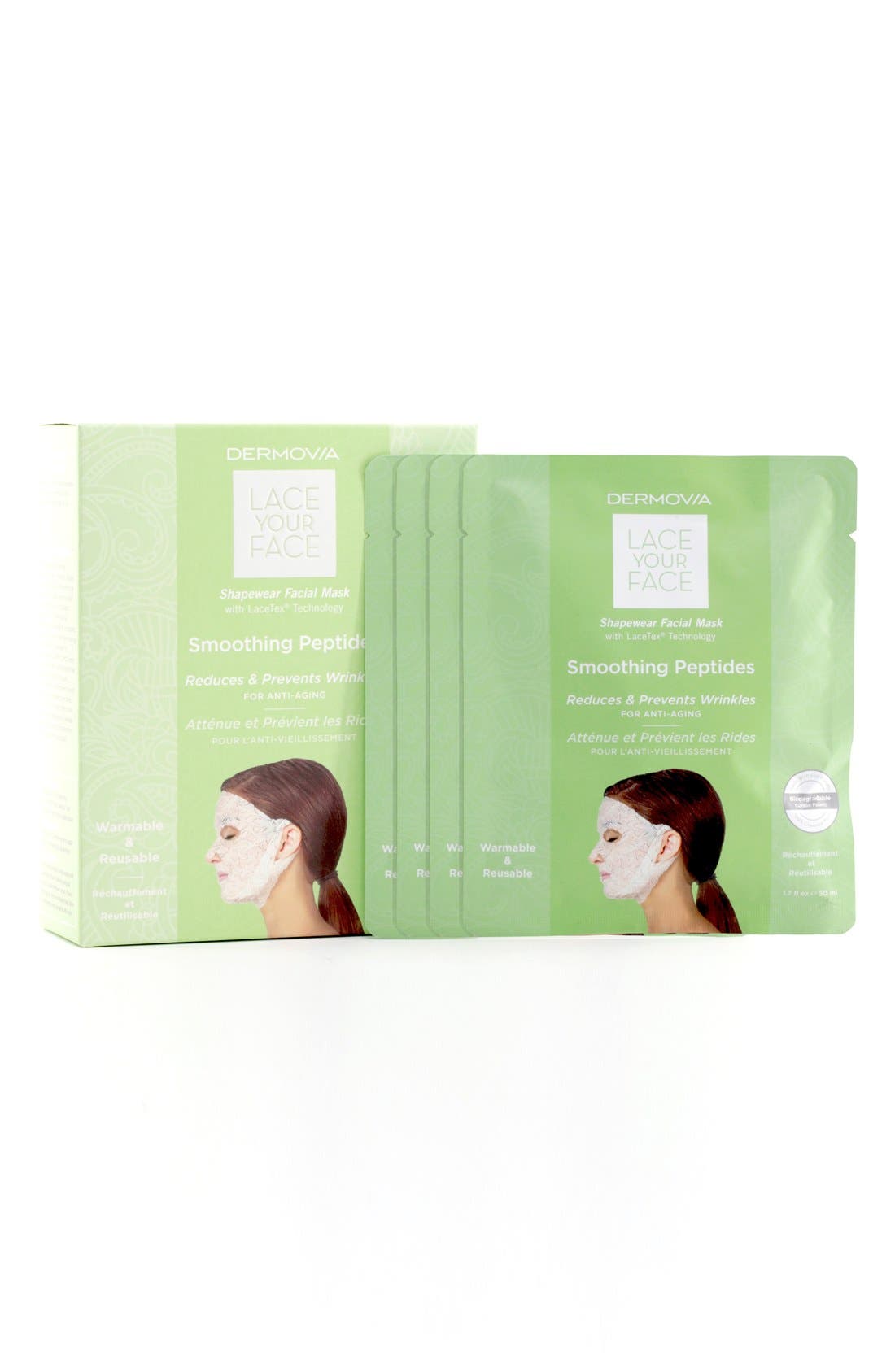 Dermovia Smoothing Peptides Compression Facial Mask (Women) | Nordstrom