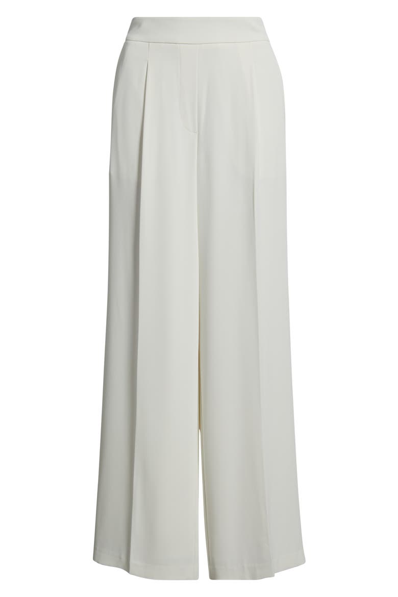 The Clare Pleated Wide Leg Pants, Alternate, color, SKY WHITE