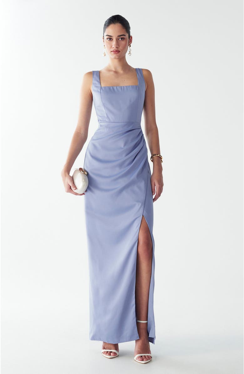 WILLA Detroit Maxi Dress, Alternate, color, Pearl Blue