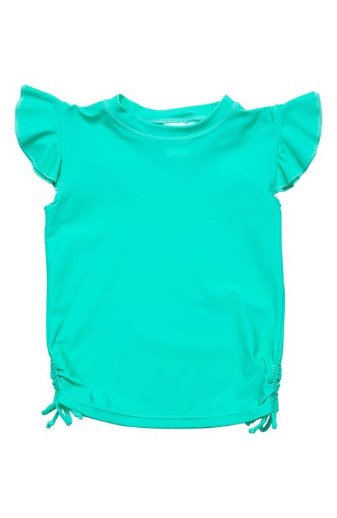 Kids' Mint Flutter Sleeve Rashguard (Little Kid)