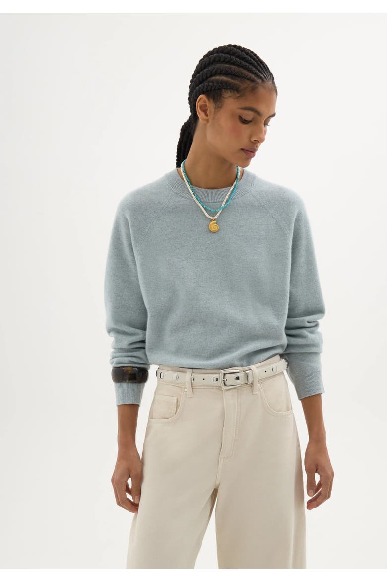 Anastasia Brushed Merino Jumper, Main, color, Peppermint Green
