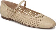 Veronica Beard Ellie Raffia Mary Jane Flat