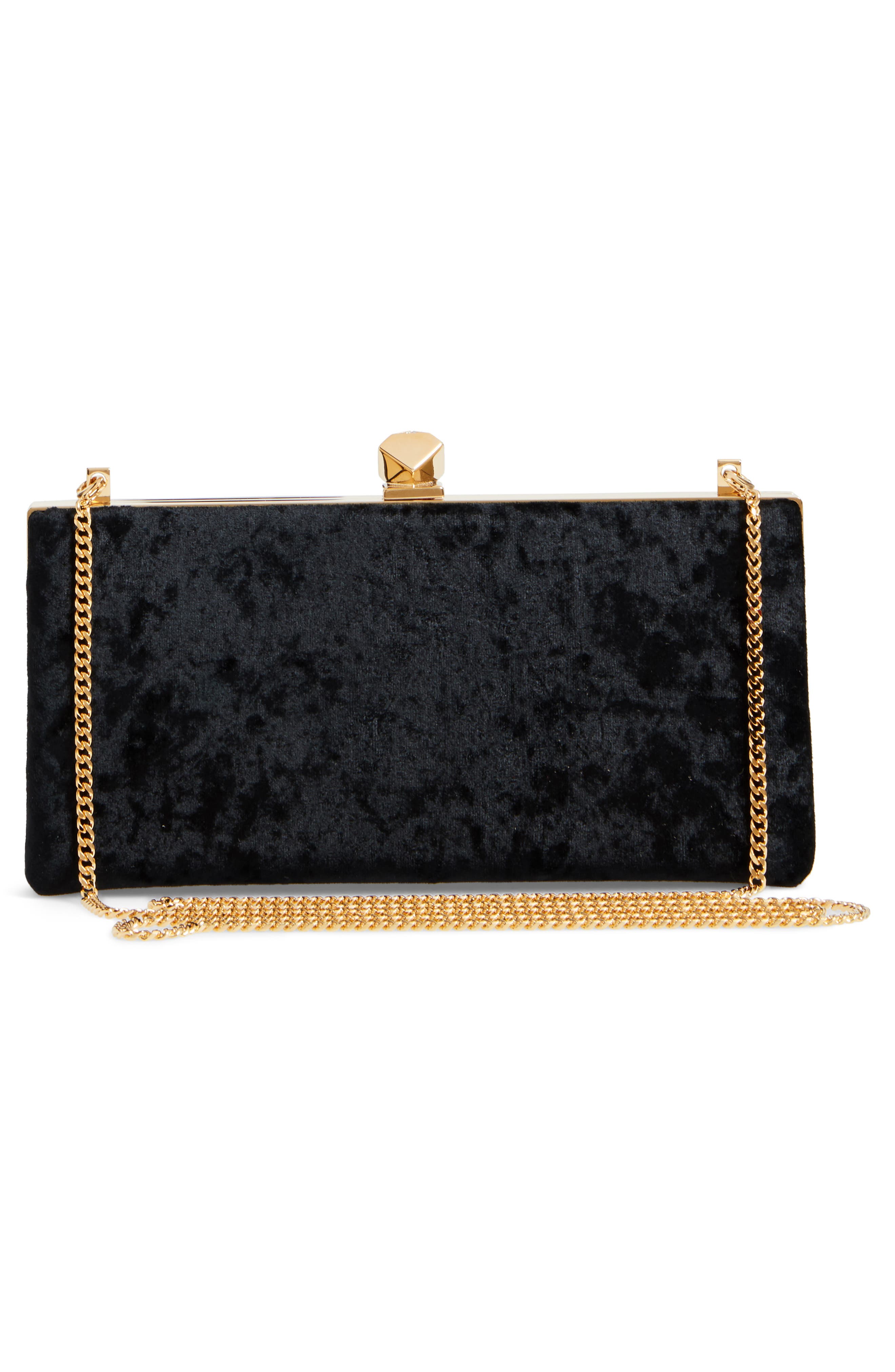 Jimmy Choo Celeste Velvet Clutch, Alternate, color, 