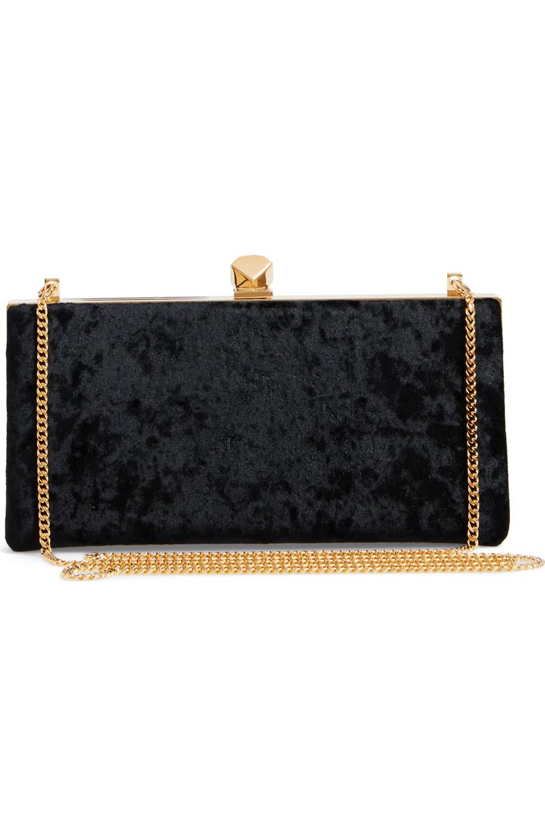 Jimmy Choo Celeste Velvet Clutch, Alternate, color,