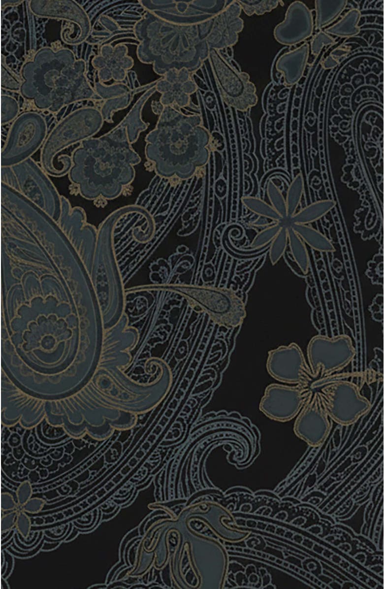 Lords of Harlech Paisley Explosion Womens Tailored Blazer, Alternate, color, Paisley Explosion Black