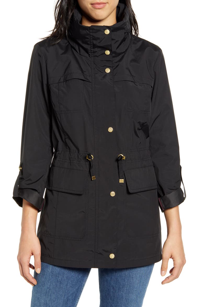 Packable Rain Jacket, Alternate, color, BLACK