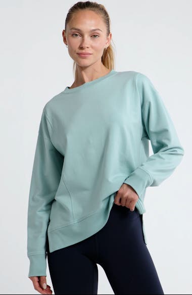 Zella Luxe French Terry Sweatshirt | Nordstrom