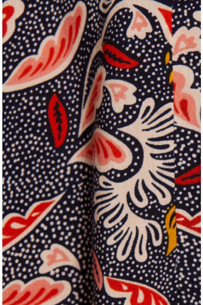 Dondi Tie Front Romper, Alternate, color, NAVY BLUE