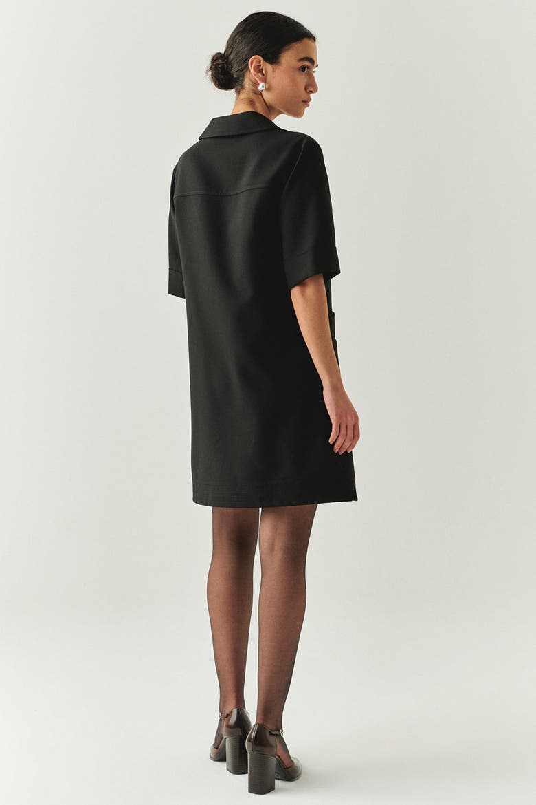 Janelle Mini Dress, Alternate, color, BLACK