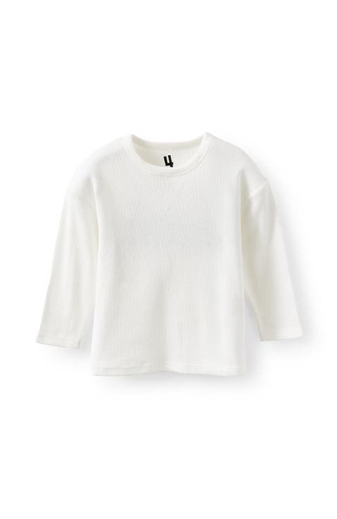 Kid's Waffle Long Sleeve Tee