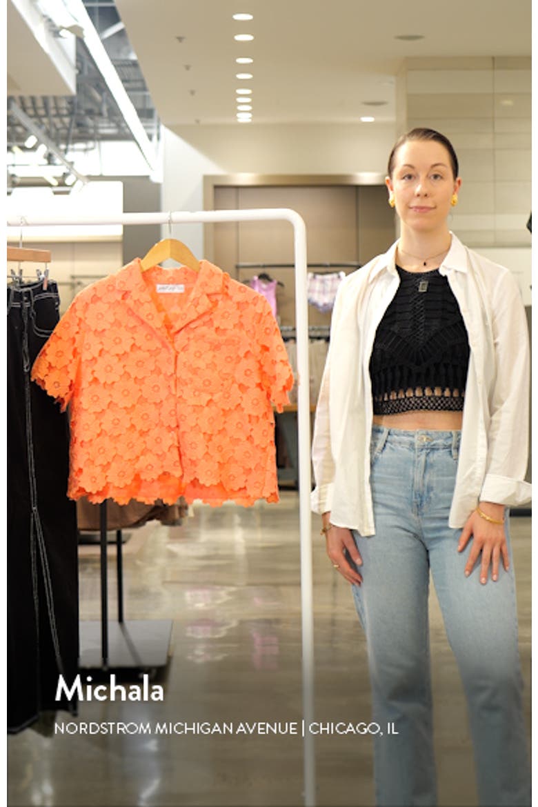 Locale Floral Lace Camp Shirt video
