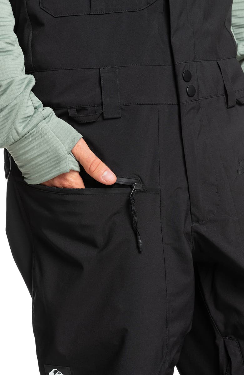 Quiksilver Utility Waterproof Snow Bibs, Alternate, color, 