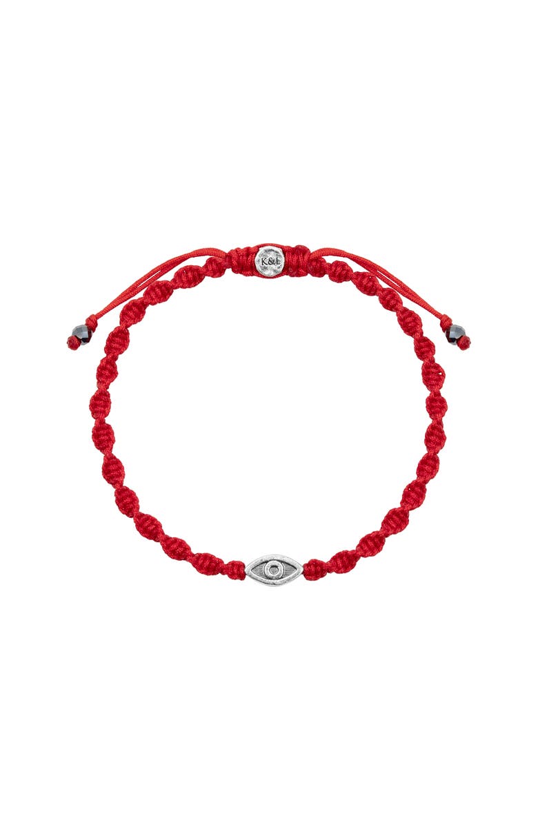 Karma and Luck Men's Red String Evil Eye Bracelet Ancient Protection, Main, color, 