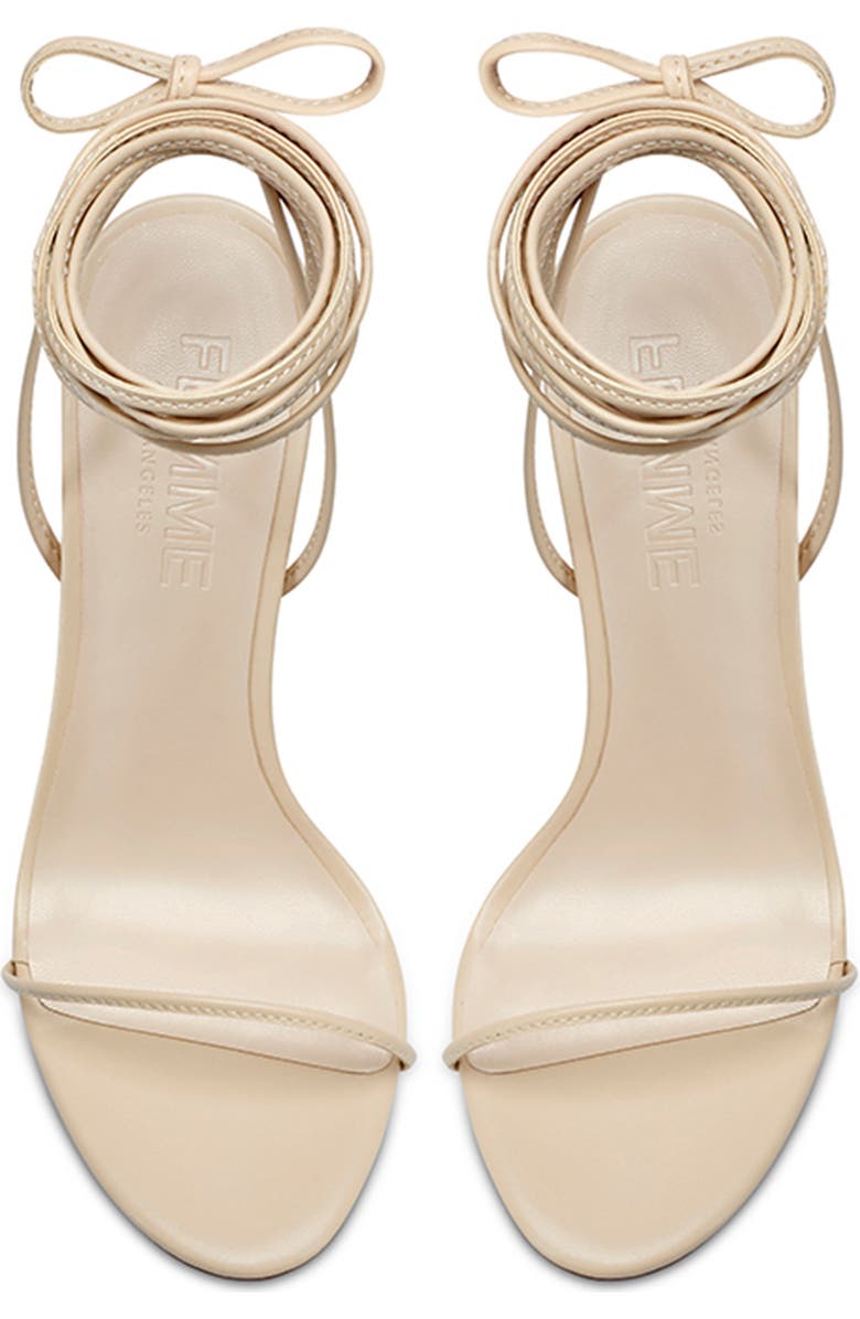 FEMME LA 3.0 Barely There Ankle Wrap Sandal, Alternate, color, Nude
