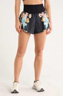 Free People FP Movement Carpe Diem Stripe Shorts