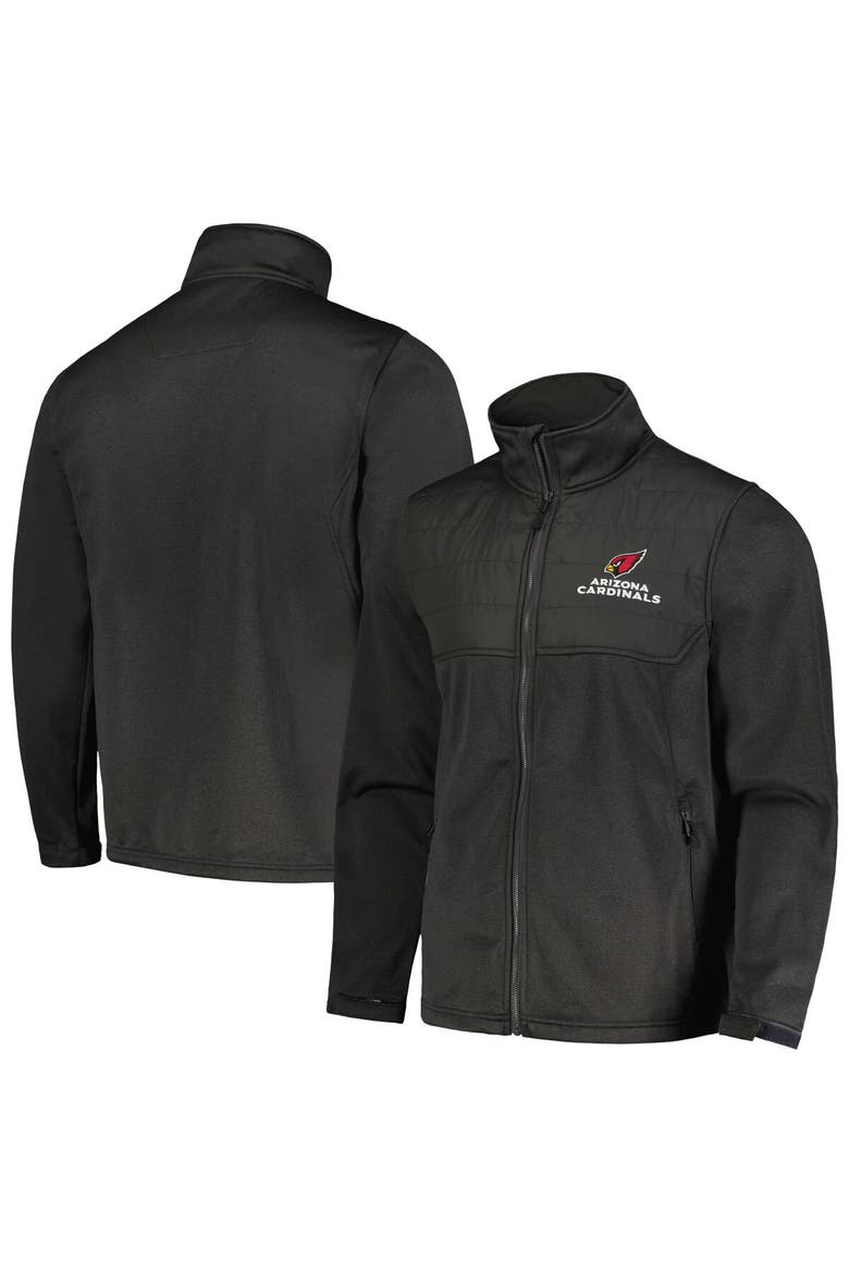 Men's Dunbrooke Heather Black Arizona Cardinals Explorer Tech Full-Zip Jacket, Main, color, Heather Black
