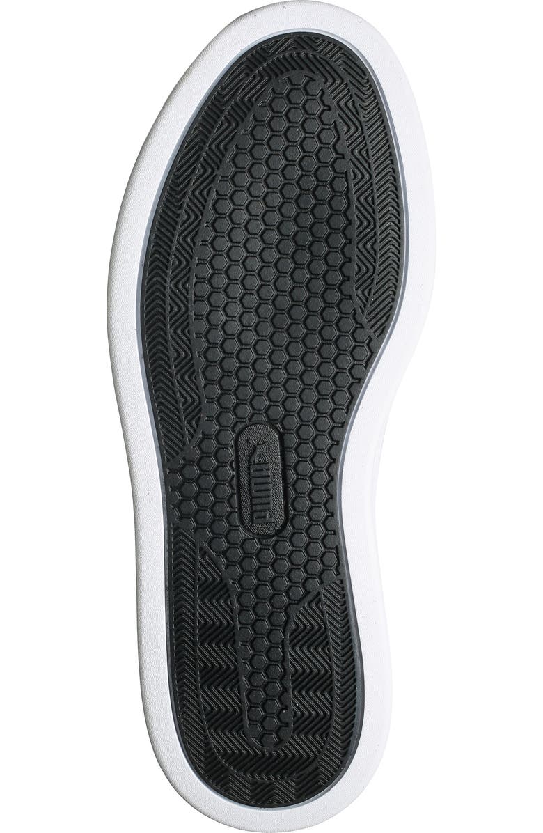 PUMA Smash V3 Platform Sneaker, Alternate, color, White-Black-Gold