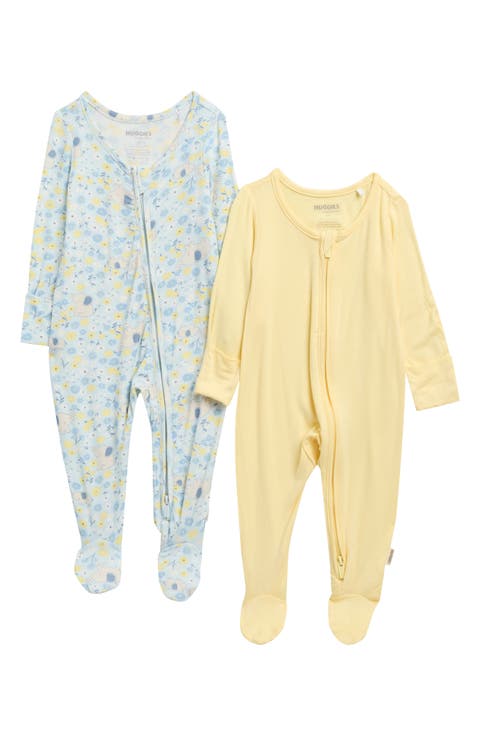 2-Pack Stretch Viscose Footies