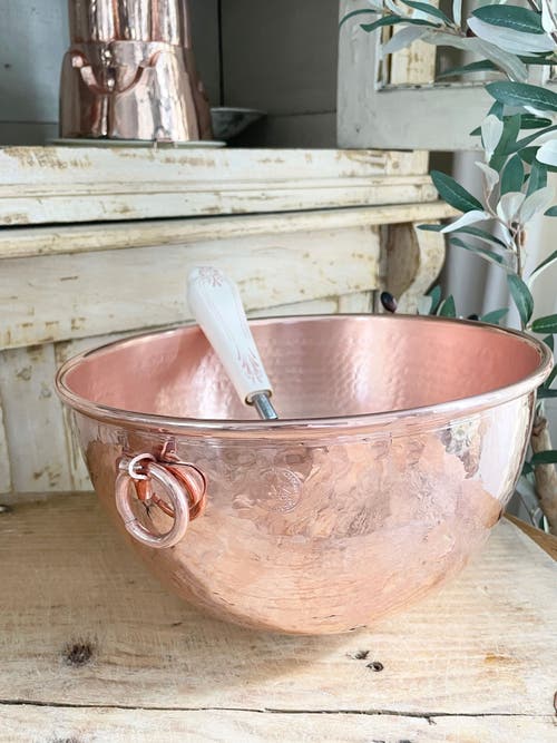 Coppermill Kitchen Vintage Inspired Copper Mixing Bowl In Copper