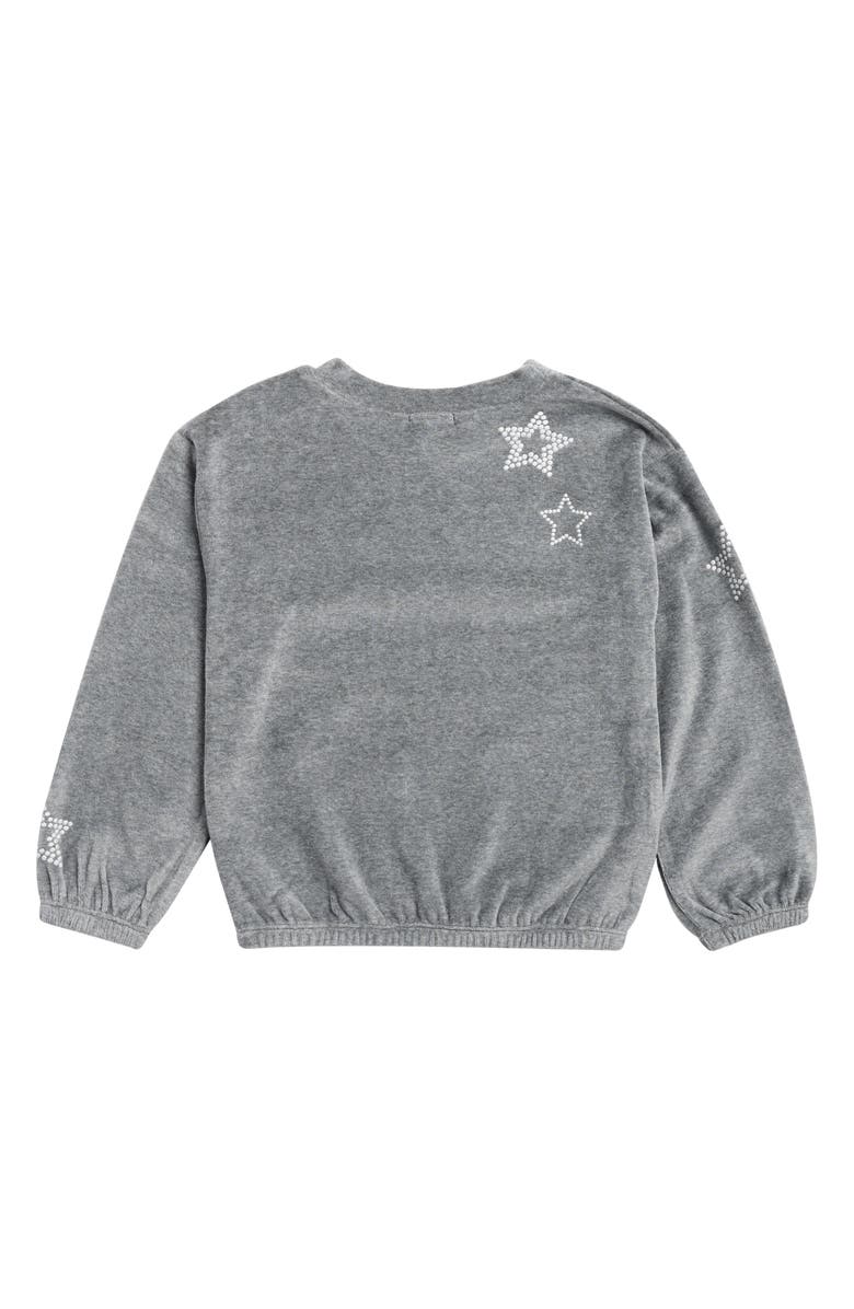 Splendid Kids' Foil Star Pullover Sweatshirt, Alternate, color, 