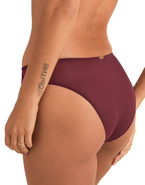 Adore Me Chelsi Brazilian Panties In Purple