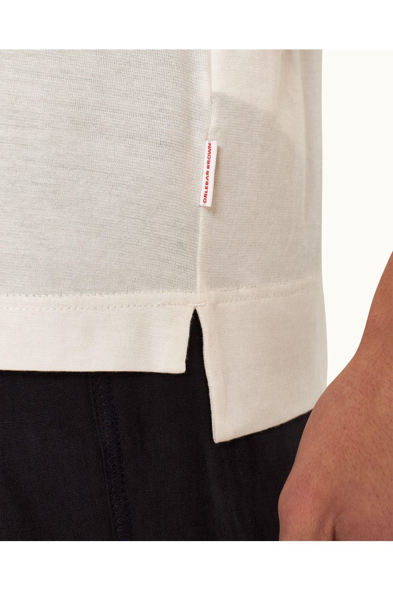 Dominic Stripe Polo Shirt, Alternate, color, White Sand