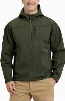 HAWKE & CO Water Resistant Hooded Softshell Jacket