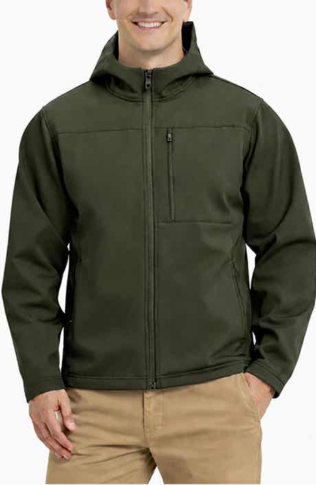HAWKE & CO Water Resistant Hooded Softshell Jacket