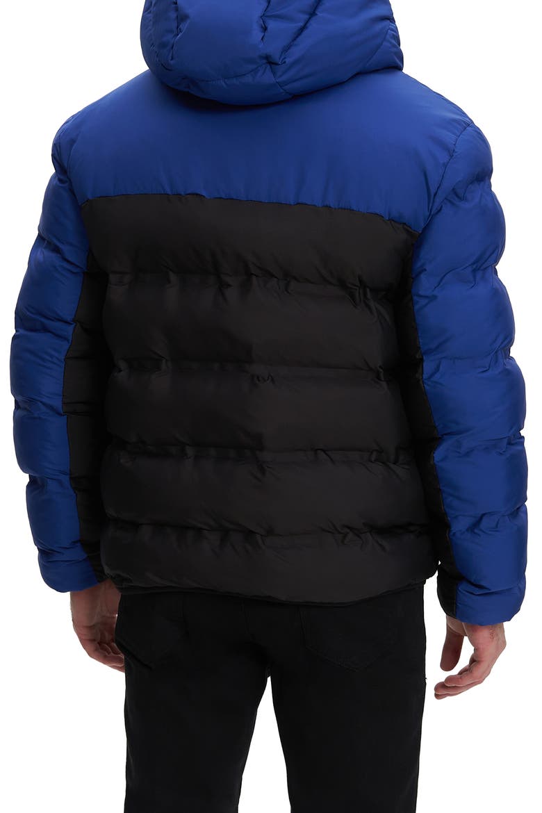 Hector Quilted Puffer Jacket, Alternate, color, BELLWEATHER BLUE BLACK