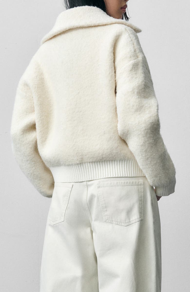 MANGO Bouclé Jacket, Alternate, color, 