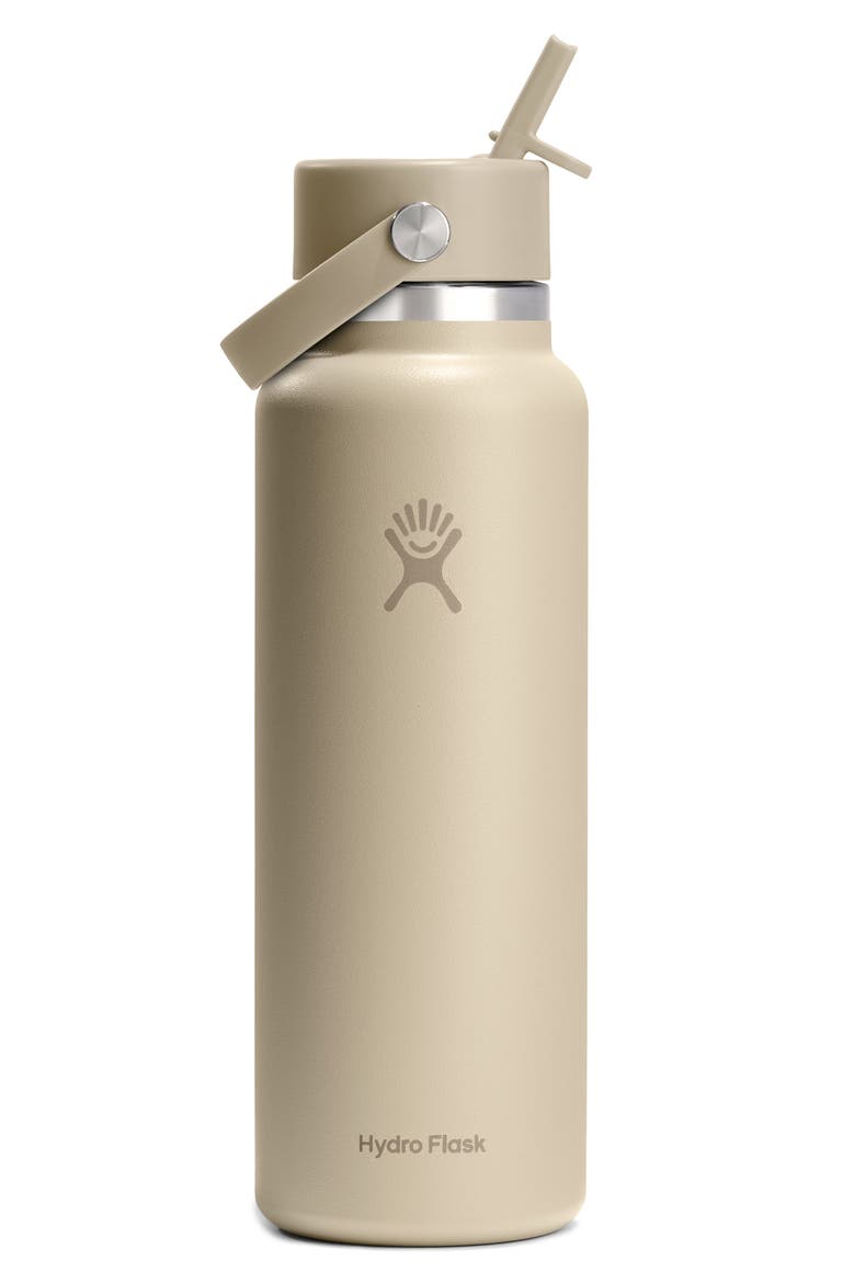 40-Ounce Wide Mouth Flex Straw Cap Bottle, Main, color, OAT