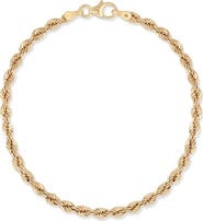 Bony Levy 14K Gold Rope Chain Bracelet